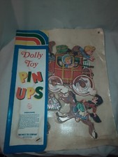 Vintage 1950s Cowboys Pin-Ups Dolly Toy Co Western Cardboard New Dead Stock