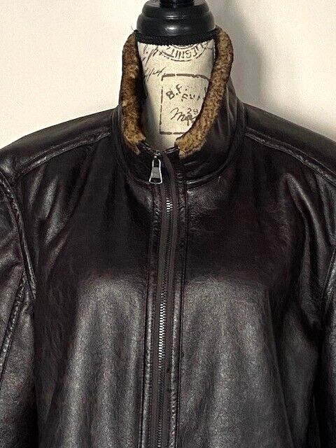 Marc New York Andrew Marc Brown Faux Fur Lined Faux Leather Unisex