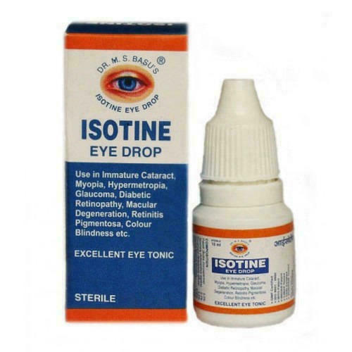 ISOTINE PLUS EYE DROPS BEST TREATMENT OF CATARACT,MYOPIA 10ml, BUY 2