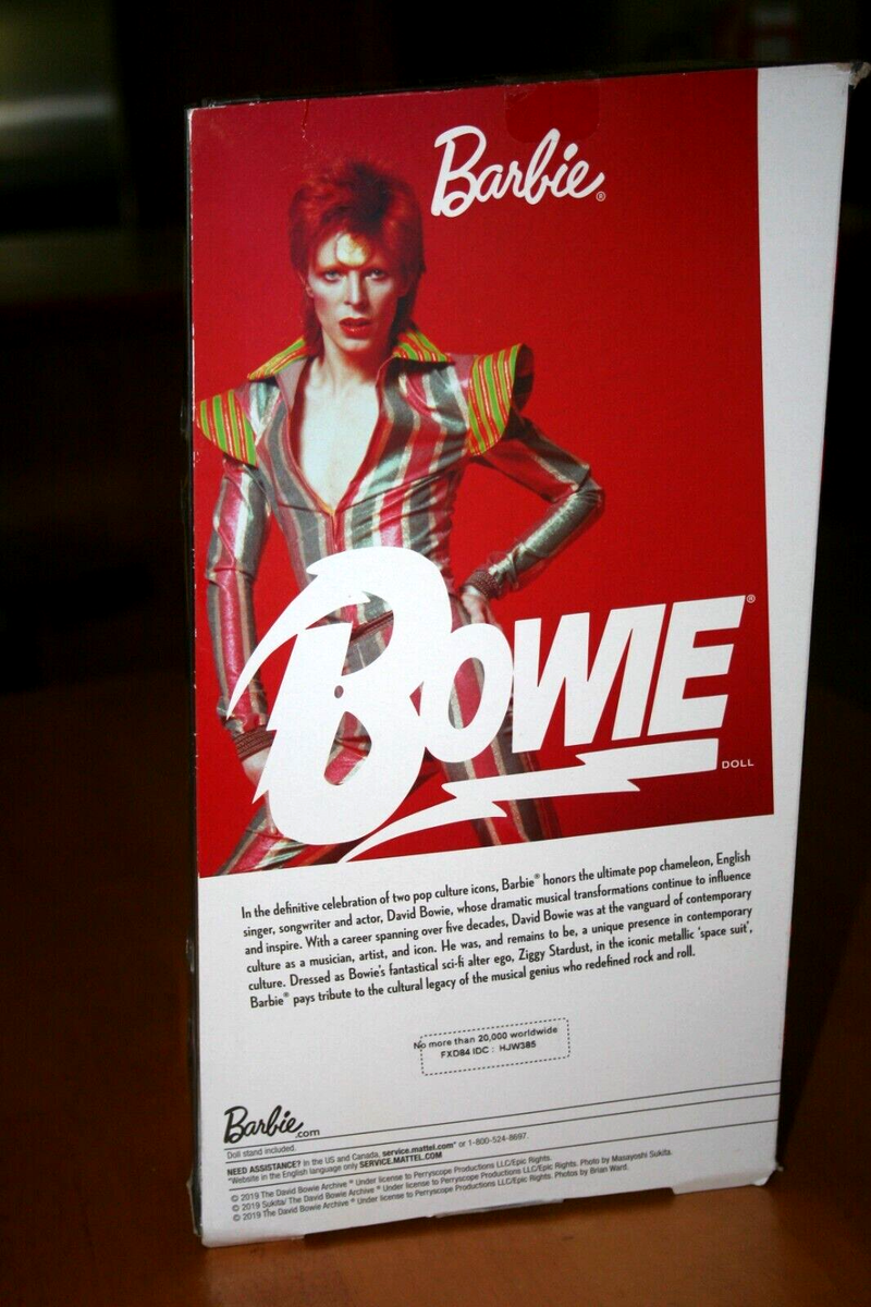 Mattel David Bowie Barbie 2019 2019 BARBIE SIGNATURE DAVID BOWIE