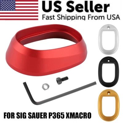 Flared Aluminum Magwell for Sig Sauer P365 XMACRO 9mm X MACRO Magwells Free SHIP
