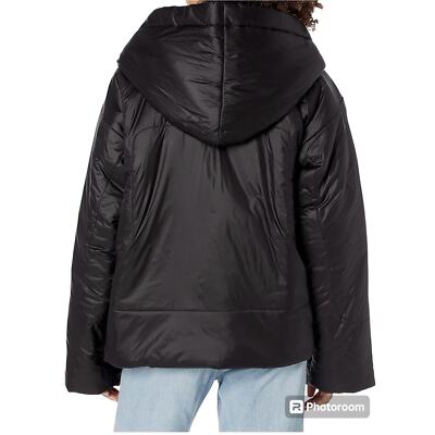 Norma Kamali Women's Hooded Sleeping Bag Coat Short