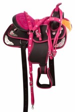 Premium Synthetic Western Saddle For Horse Available Multiple Size 14"-18" 