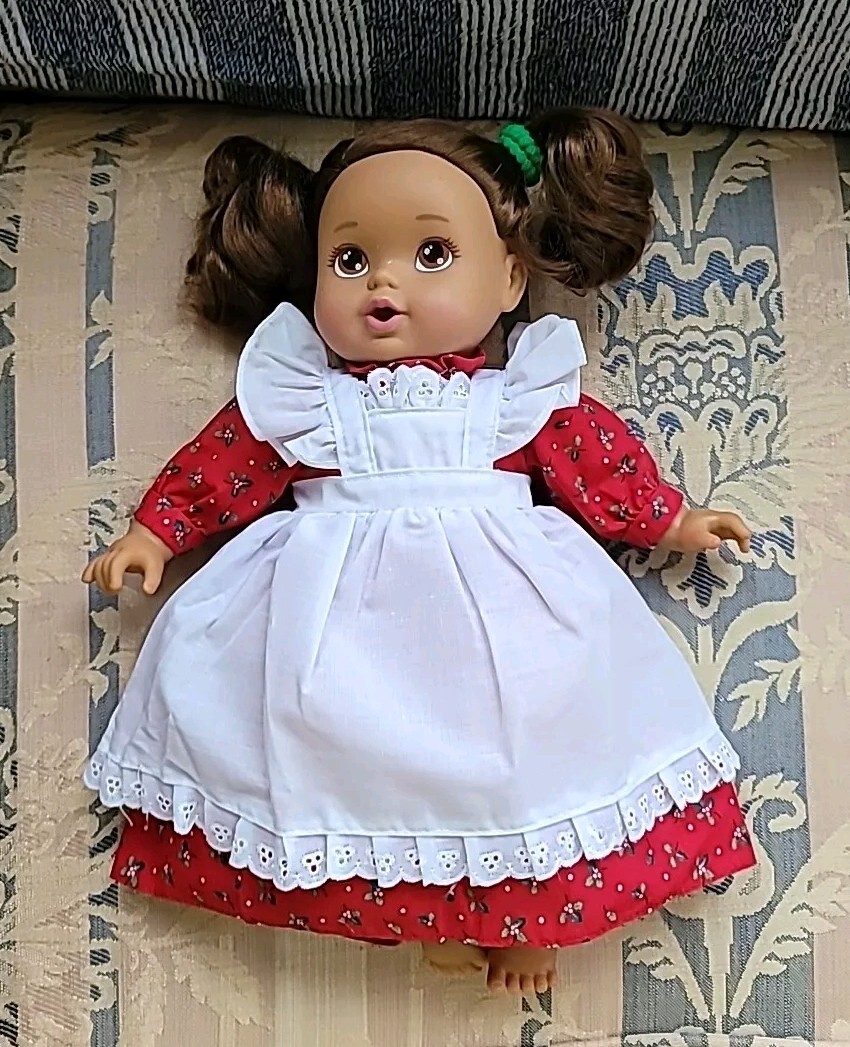 JAKKS PACIFIC PERFECTLY CUTE TODDLER DOLL & CHRISTMAS DRESS WITH WHITE  APRON | eBay