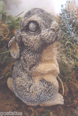 Latex bunny rabbit mold plaster concrete casting mould  5'' x 3.5'' x 2.5''