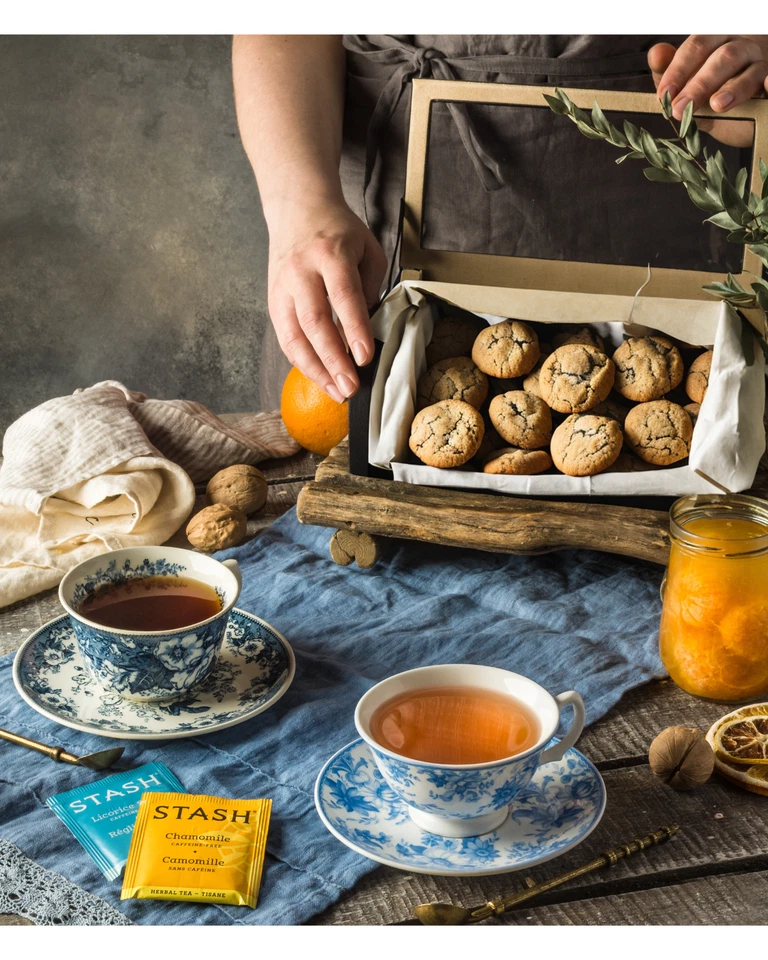 Stash Tea Bags Sampler 50 Count - Caffeinated Herbal Decaf Assortment 50 Flavors - Image 4 of 4