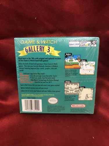 Game & Watch Gallery 3 (Nintendo Game Boy Color, 1999) BRANDNEU H-SEAM 🙂 🙂 🙂 - Bild 2 von 12