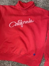 Vintage 80  s Russell Athletic Sweatshirt Hi cotton size large made in USA
