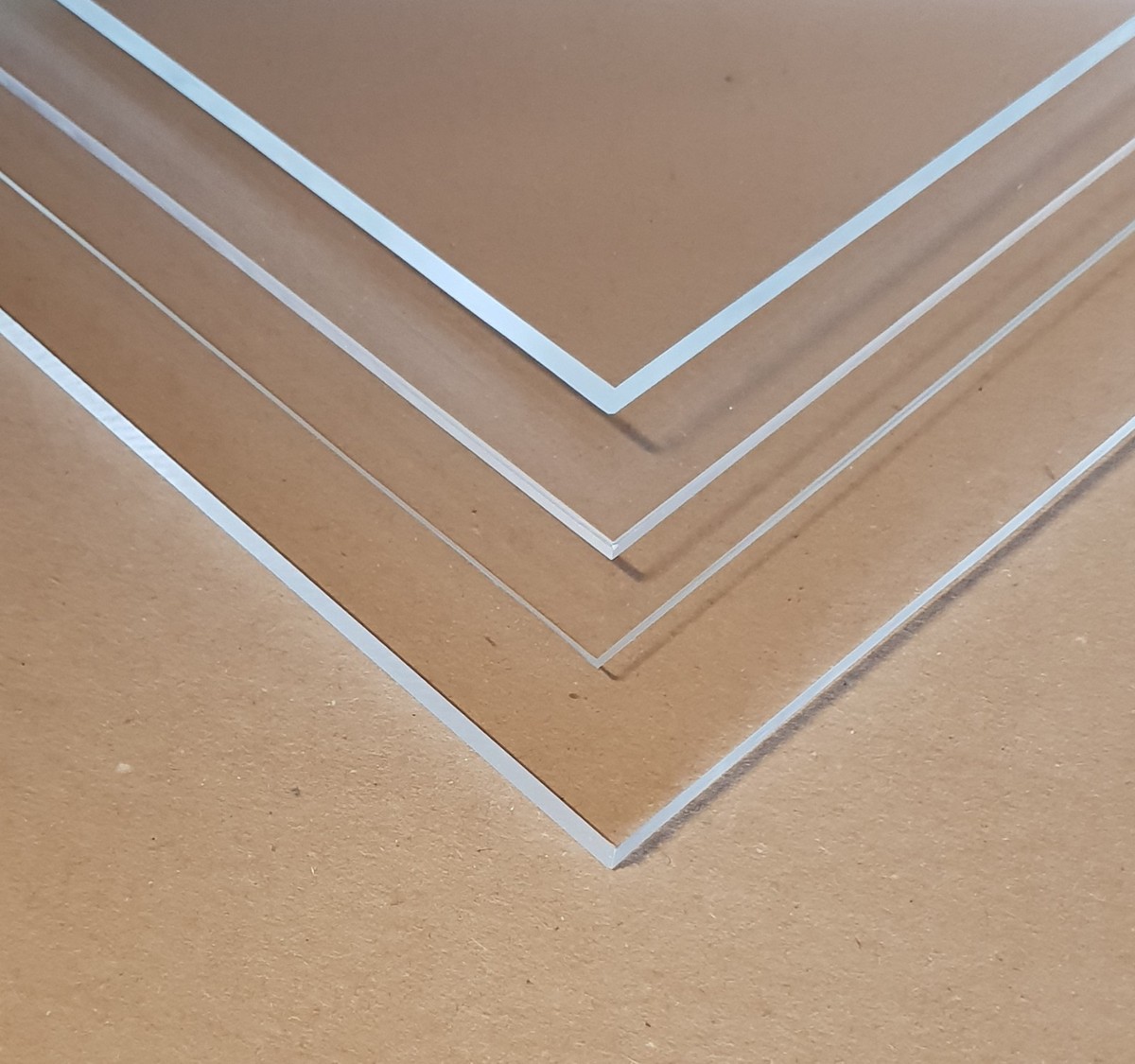 SWAWIS Acrylplatten 10 Stück - 2mm Dicke 18x13cm | Kristallklar Für DIY Projekte | Kunststoffplatten