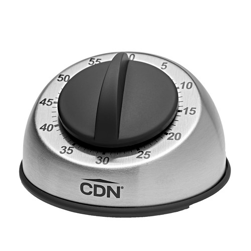 CDN PT2 Timer Digitale 4 In 1 – Conta 100 Ore, Cronometro E Orologio – 4 Canali Con Allarmi Distinti – Supporto Magnetico E Da Tavolo – Bianco