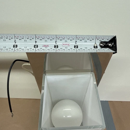 George Kovacs P1700 Chrome Wall Light Sconce 613 Wattage Frosted Glass Rectangle - Picture 17 of 24