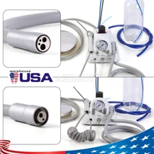 Portable Dental Turbine Unit 4 Holes 3 Way Syringe Work with Air Compressor