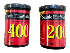 2 Rolls Expired 35mm Color Film - Seattle Filmworks 20 Exposures 200/400 ISO P1