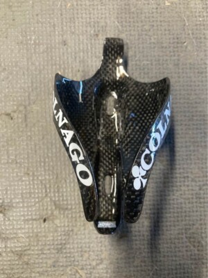 Colnago carbon fiber water bottle cage road bike cycling BLACK and WHITE