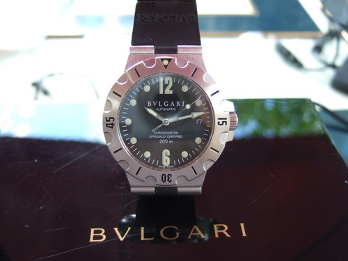 Men's Bvlgari Diagono SD38S Automatic COSC Certified 200m Divers Watch - Boxed! - Picture 10 of 22