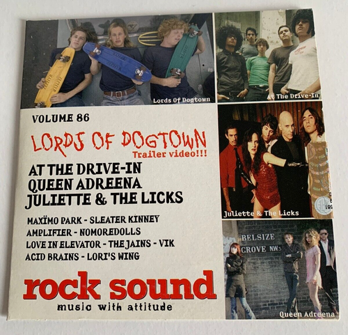 CD ROCK SOUND Vol. 86 Compilation Promo Queen Adreena Juliette & The Licks