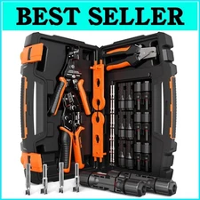 All-in-One Solar Installation Tool Kit with Waterproof Connectors and Wrenches