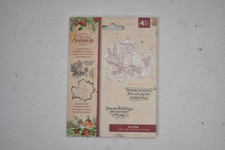 Crafters Companion Tis The Season Stamp  Die Set Holiday Wishes Design 4 Piece