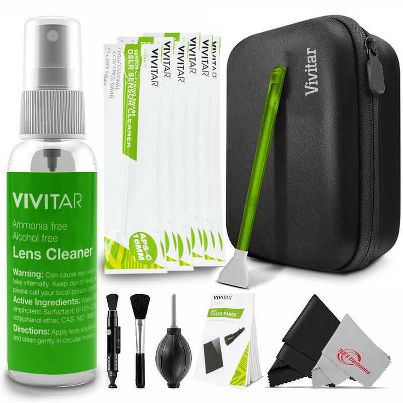 Vivitar Professional Cleaning Kit for Camera Sensor Cleaning Swabs & Carry Case
