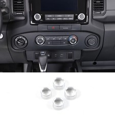 Anillo perilla volumen aire acondicionado central aleación astilla para Nissan Frontier 2022+