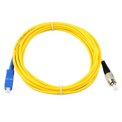 New SC to FC Fiber Patch Cord Jumper Cable  SM Simplex 9/125 3 Meters