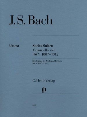 JS Bach 6 Suites for Violoncello Solo BWV 1007-1012 Sheet Music Cello 051480666
