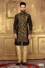 Indian Designer Wear Mens Traditional Bollywood Indo Western Dress From India