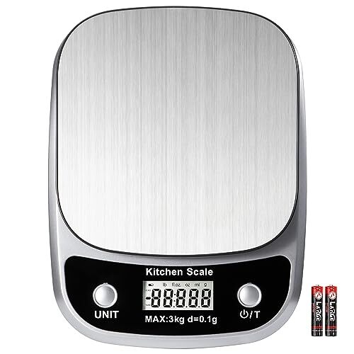 Food Kitchen Scale Digital Weight Grams and Oz，Professional Small Digital Kit...