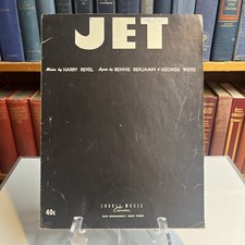 Jet Sheet Music 1949 Piano Uke Bennie Benjamin George Weiss Harry Revel Vintage