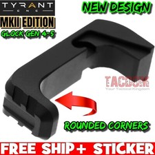 Tyrant Designs MKII Extended Magazine release BLACK GEN 4 5 GLOCK 17 19 26 34 45