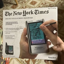 New York Times Deluxe Edition Touch Screen Crossword Puzzle