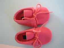 Baby 0 - 6 Months Pink Mocassins