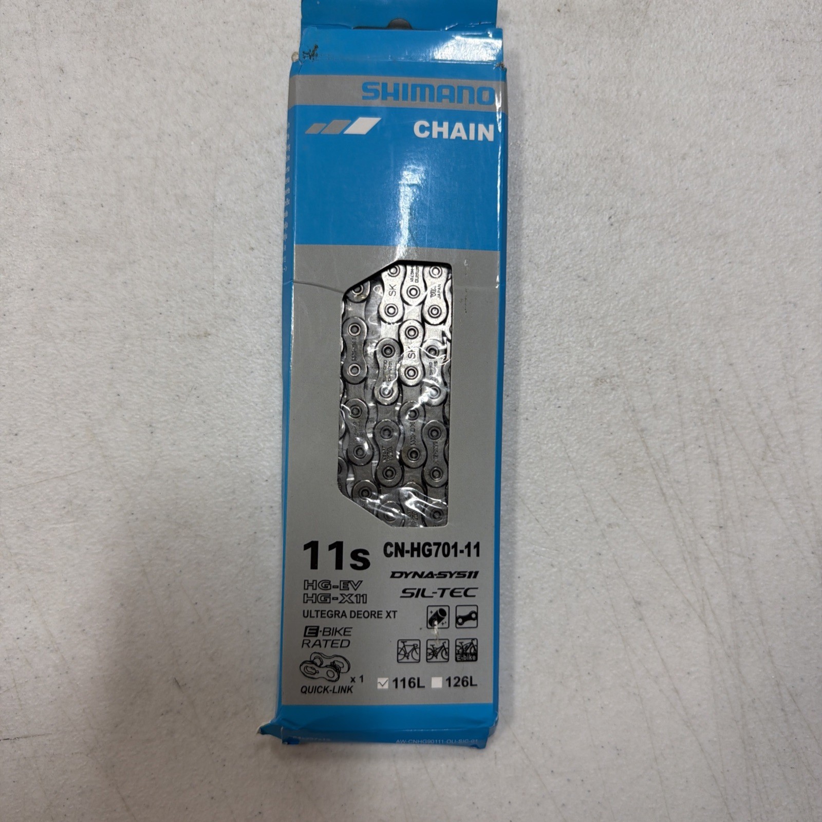 Genuine Shimano Chain E Bike Rated 11s HG-EV HG-X11 Ultegra 