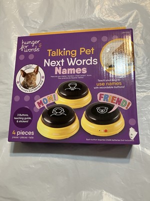 TALKING PET NEXT WORDS NAMES