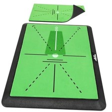 Golf Hitting Mat, Golf Practice Mat for Swing Path Feedback, Extra 2-in-1