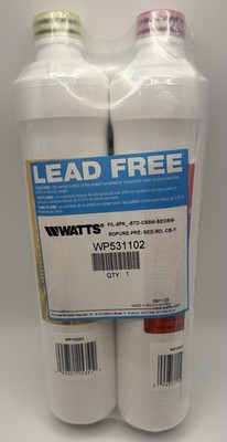 Watts Premier WP531102 RO Pure Plus Reverse Osmosis Water Filter Replacement Kit