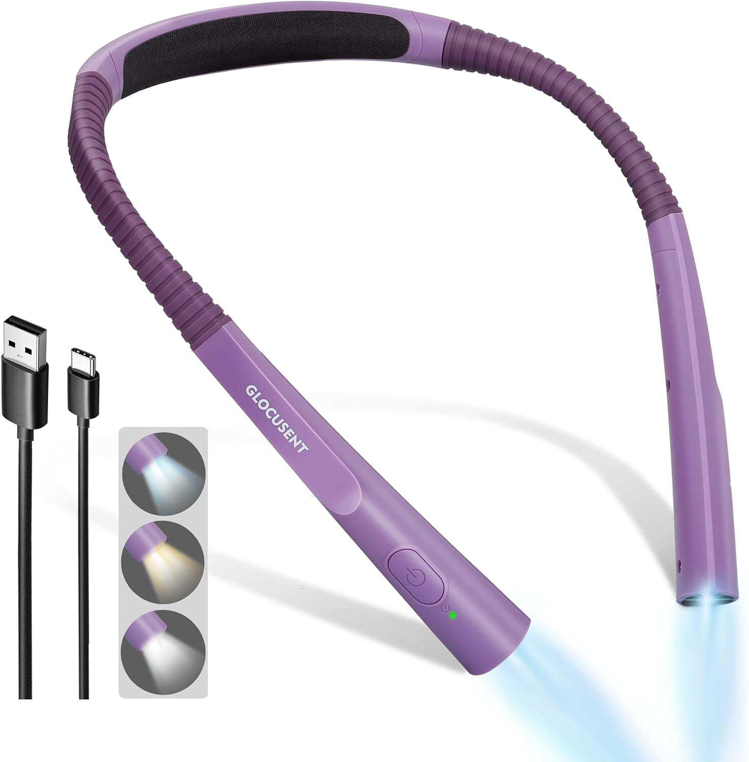 Luce LED da Collo per Lettura: Protezione Occhi e Timer per Bambini