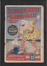 Vintage RINGLING BROS and BARNUM & BAILEY Circus Magazine/Daily Review 1926