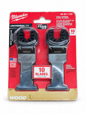 Milwaukee 49-25-1100 Oscillating Multi-Tool Wood Blades 10 Pack