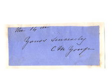 Charlotte Yonge (1823-1901) Signed Clip / Autographed British Writer