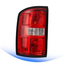 Tail Light w/Bulbs and Harness Compatible w/ 2014-2018 Left Side 14-18 Sierra