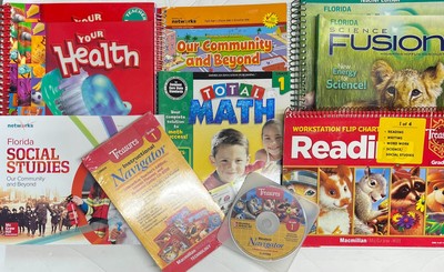 Grade 1 Student Teacher Edition Bundle Multi-Subject 1st Curriculum Homeschool