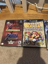 Nintendo GameCube Zelda Ocarina Of Time Master Quest + PAPER MARIO + TOADSTOOL