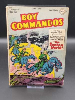 Boy Commandos #23   DC   1947   Joe Simon and Jack Kirby   Water Damage