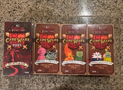 Adventure Time Card Wars 2025 Kickstarter Exclusive Triple Collector Tier