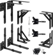 2 Set anti Sag Gate Frame Kit Gate Corner Brace Bracket Heavy Duty Adjustable Ga