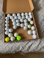 40 x Mixed Used Golf Balls - premium brands