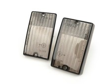 Blinkergläser -BOSATTA 2er Set- Vespa PK50 S, PK80 S, PK125 S hinten - schwarz