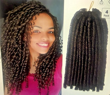 Urban Soft Dread Crochet Hair 4 Packs Straight Faux Locs Crochet Braids Color 4
