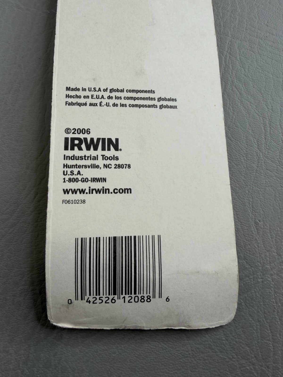 Irwin Hanson Adjustable Tap Wrench 12088 SAE 12.5 in. for tap sizes #0-1/2"
